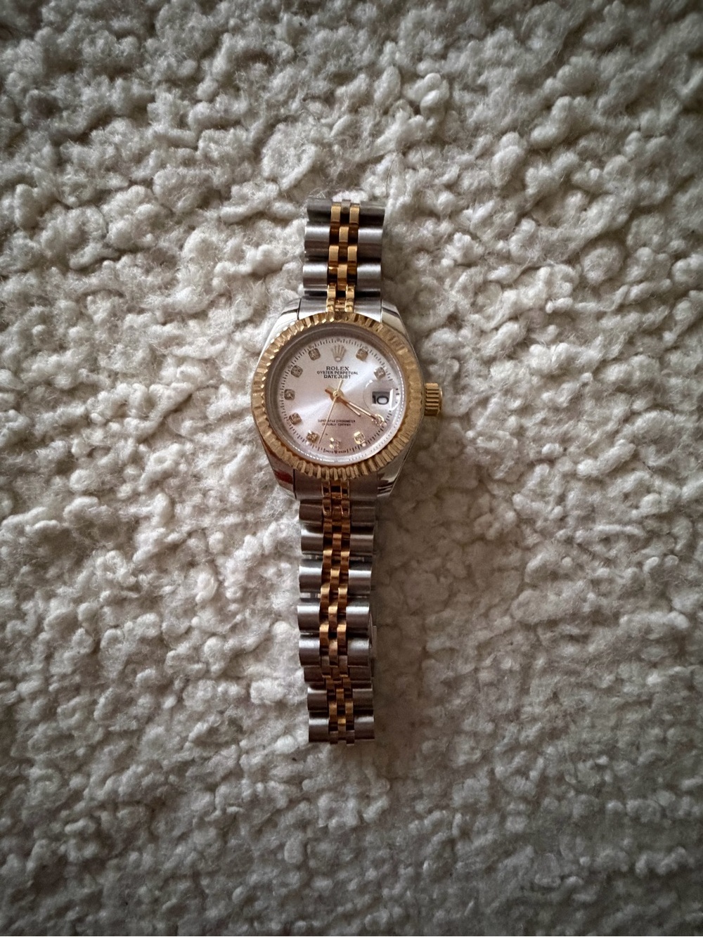 Rolex Two-Tone Women's Datejust Watch in Gold and Silver